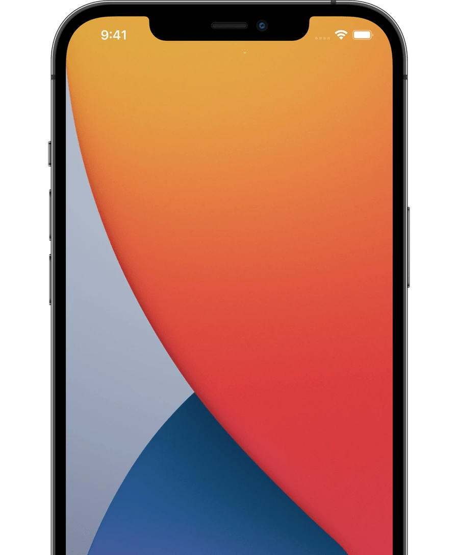 Example of an empty phone